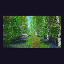 Bluebell Light Print