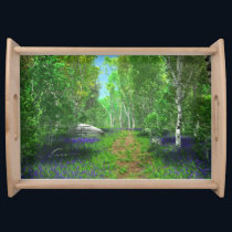 Bluebell Light Serving Tray