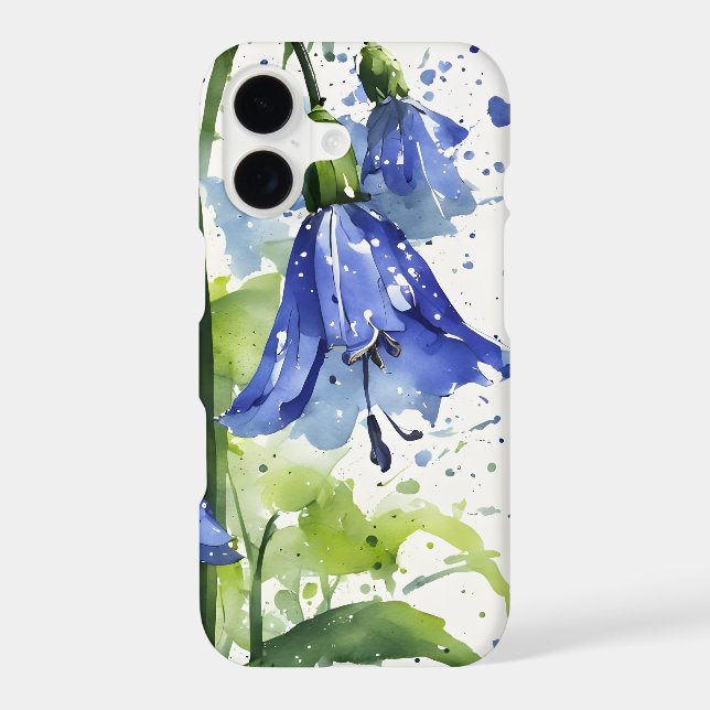 Bluebell - Watercolor flowers Case-Mate iPhone Case (Back)