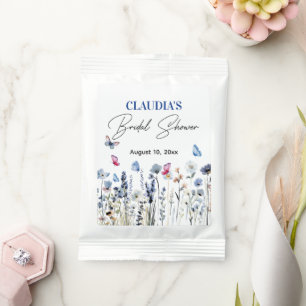 Bluebell Wildflowers Butterflies Bridal Shower Margarita Drink Mix