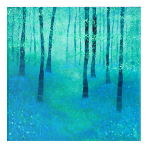 Bluebell Woodland Acrylic Print