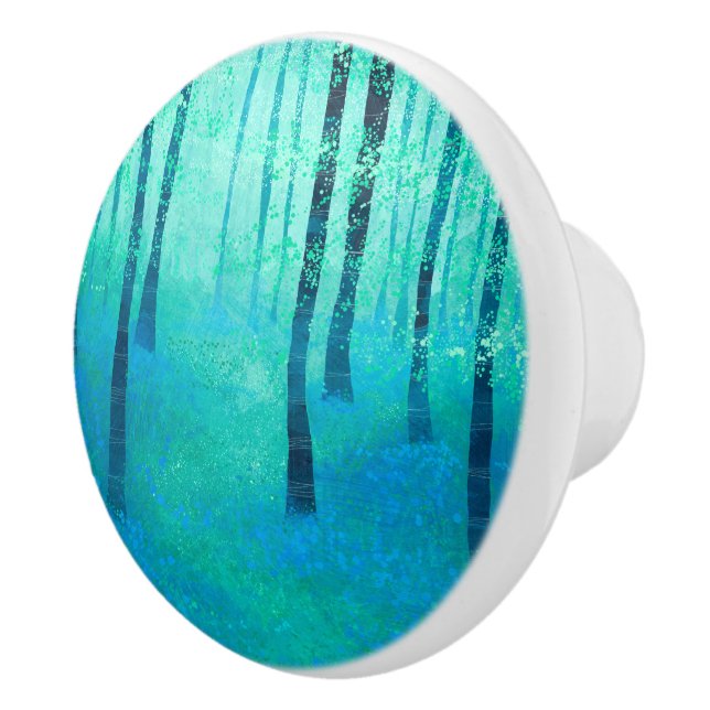 Bluebell Woodland Ceramic Knob (Right)