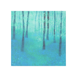 Bluebell Woodland Gallery Wrap