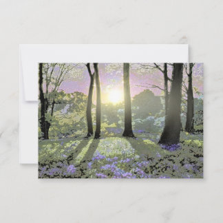BLUEBELL WOODLAND INVITATION