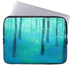 Bluebell Woodland Laptop Sleeve