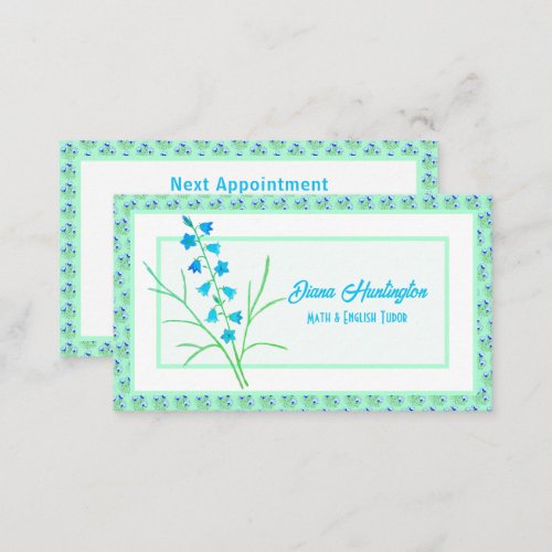 Bluebells and Blue Crocuses Appointment Cards