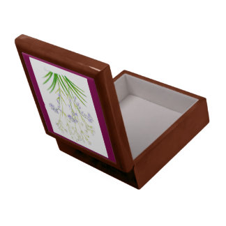 Bluebells and Stitchwort jewelry box
