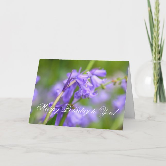 Bluebells beauty card (Front)