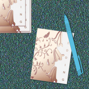 Bluebells & Butterflies Foil Invitation