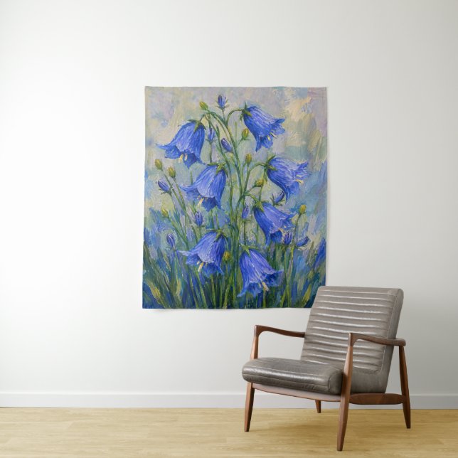 Bluebells Flowers Tapestry (In Situ)