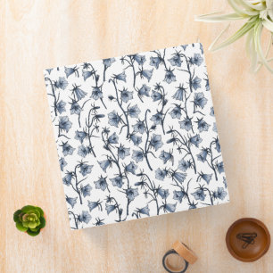 Bluebells, Harebells, Bellflowers 3 Ring Binder