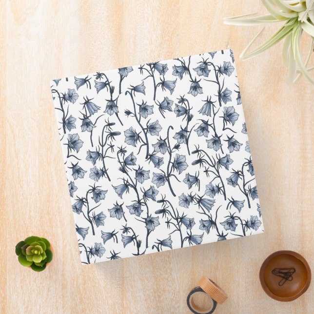 Bluebells, Harebells, Bellflowers 3 Ring Binder (In Situ)