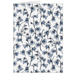 Bluebells, Harebells, Bellflowers Cards