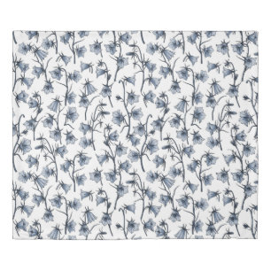 Bluebells, Harebells, Bellflowers Duvet Cover