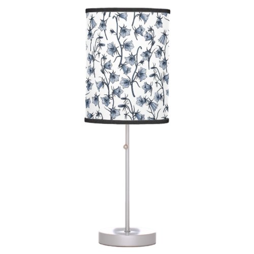 Bluebells Harebells Bellflowers Table Lamp