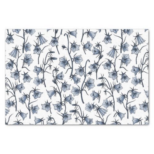 Bluebells Harebells Bellflowers Tissue Paper