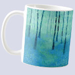 Bluebells in Kent Landscape Painting Coffee Mug<br><div class="desc">Landscape painting of a bluebell woodland in spring.  Fresh blue and green.</div>