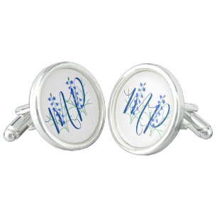 Bluebells Monogram Cufflinks
