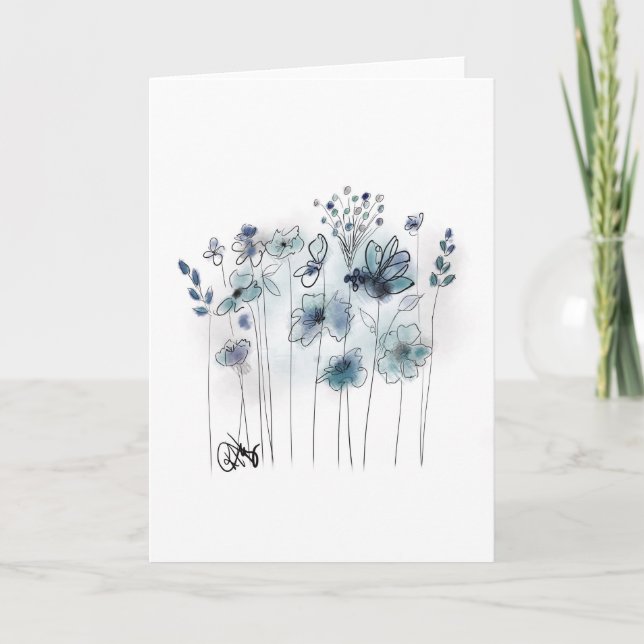 Bluebells Notecard (Front)