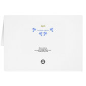 Bluebells of Spring AH2008 greeting card (Back Horizontal)