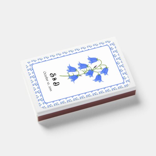 Bluebells Wedding Matchboxes