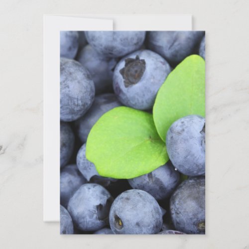 Blueberries Invitation