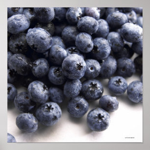 Blueberries 2 poster