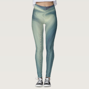 Blueberries and Cream All-Over-Print Leggings