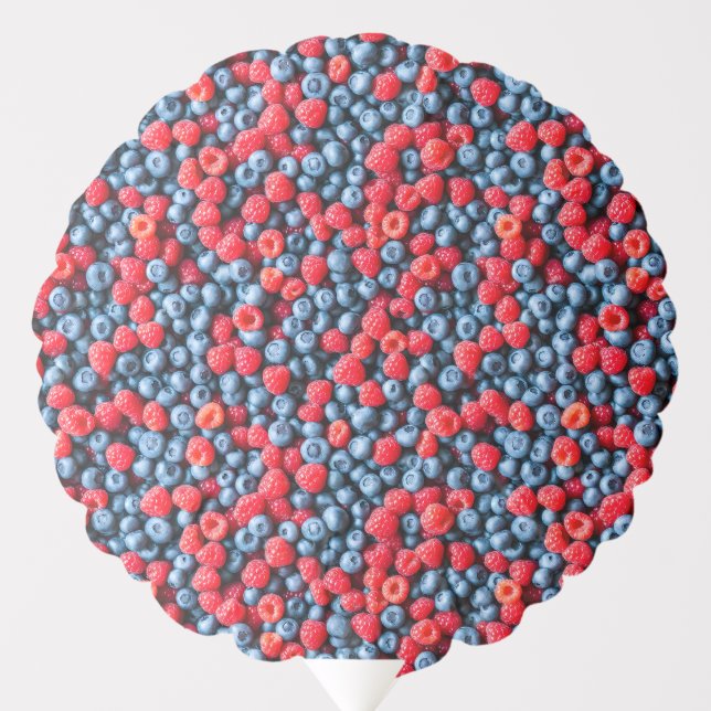 Blueberries and Raspberries Balloon (Front)
