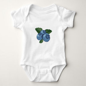 Blueberries Baby Bodysuit