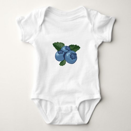 Blueberries Baby Bodysuit