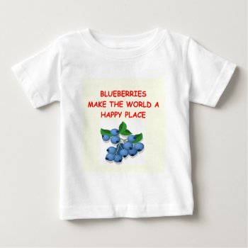 Blueberries Baby T-shirt by jimbuf at Zazzle