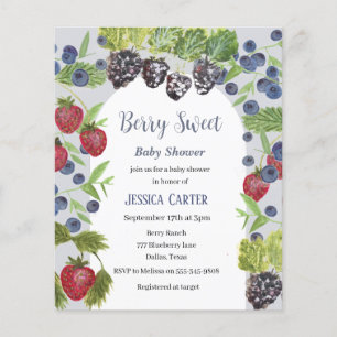 Blueberries Blueberry Fruit Baby Girl Boy shower 