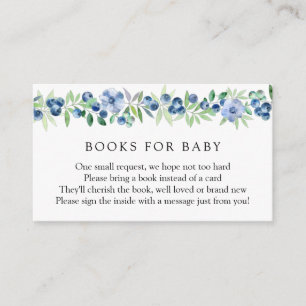 Blueberries Books for Baby Enclosure Card