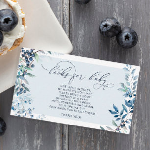 Blueberries Books for Baby Enclosure Card