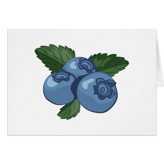 Blueberries Cards (Front Horizontal)