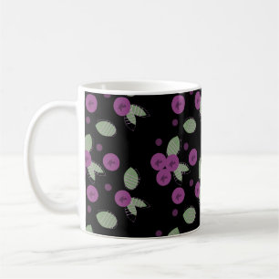 Blueberries Confetti Fruits and Dots Coffee Mug