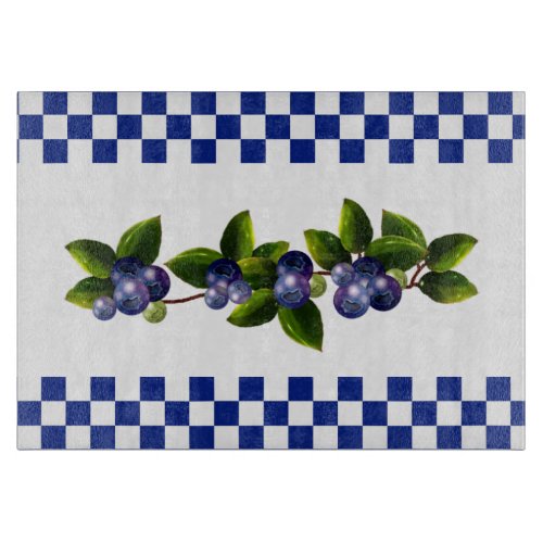 Blueberries  cutting board