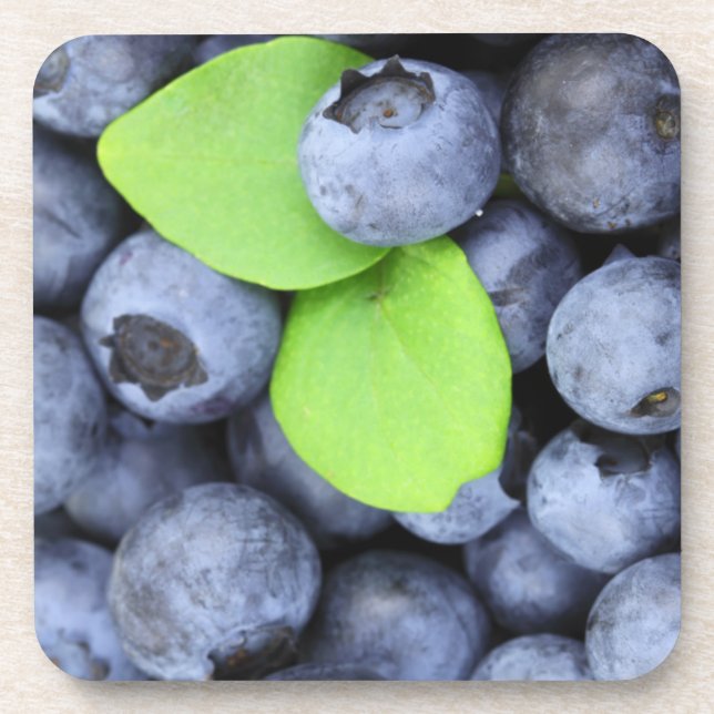 Blueberries Drink Coaster (Front)