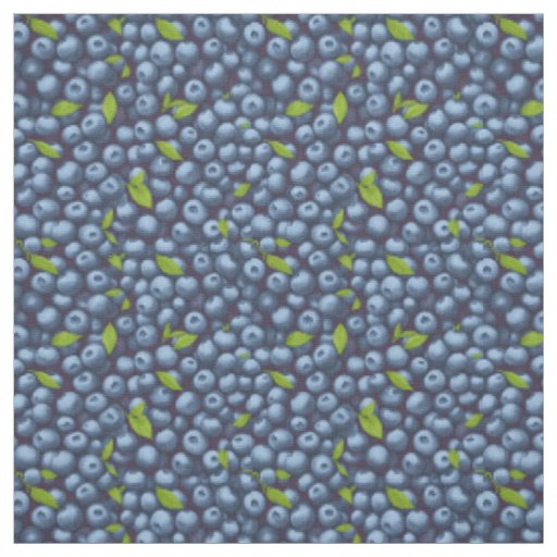 Blueberries Fabric
