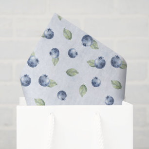 Blueberries Fruit Birthday Tissue Paper