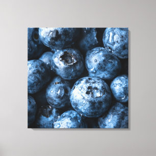 Blueberries Fruit Canvas Print
