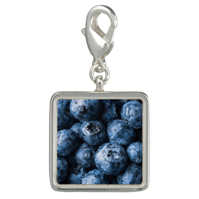 Blueberries Fruit Charm (Front)