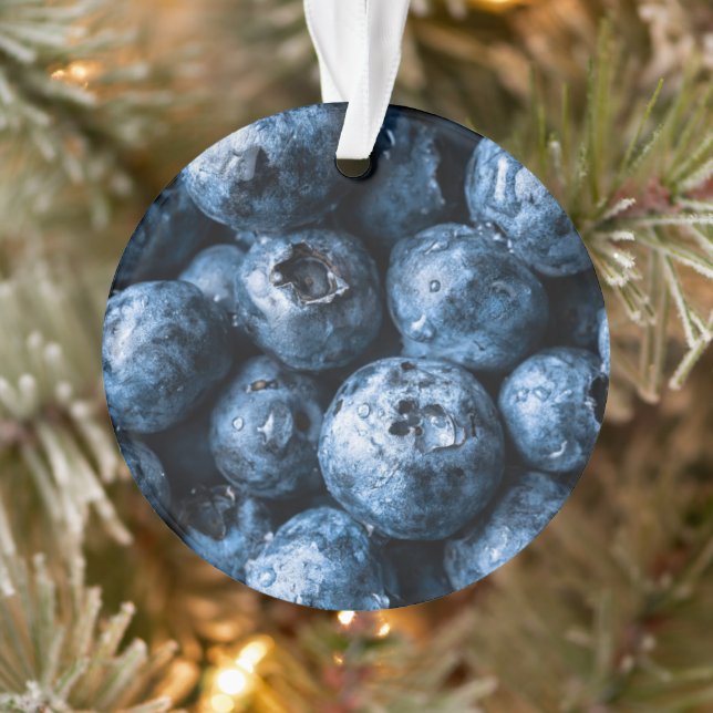 Blueberries Fruit Ornament (Tree)