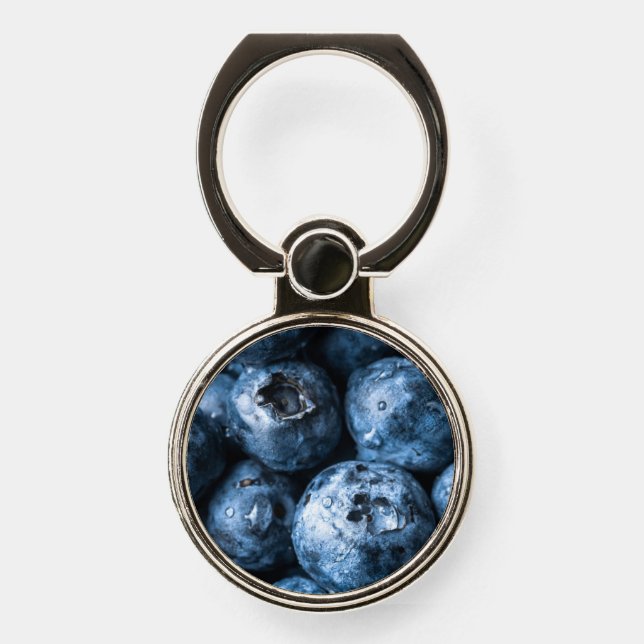 Blueberries Fruit Phone Ring Stand (Front)