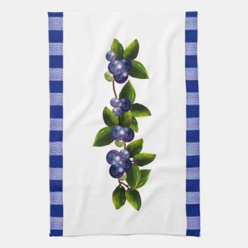 Blueberries Kitchen Towel