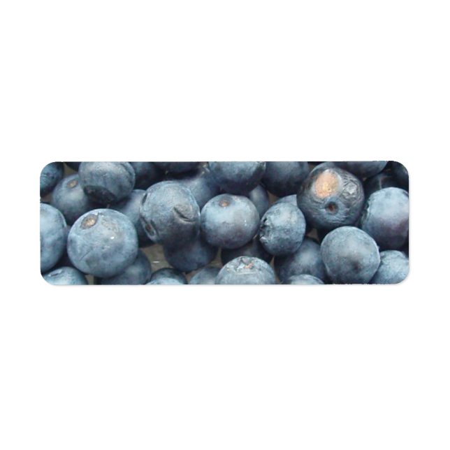 Blueberries Label (Front)