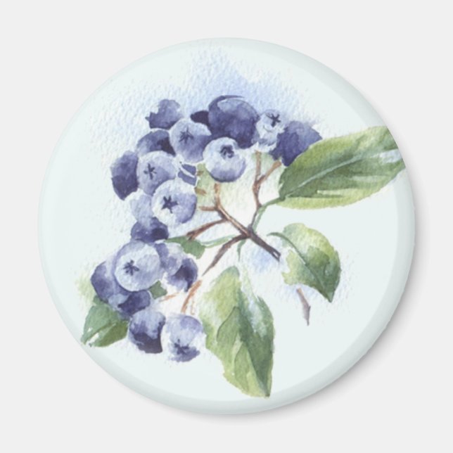 Blueberries Magnet (Front)