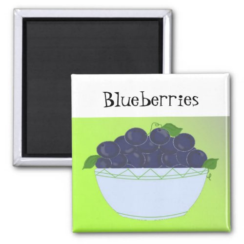 Blueberries Magnet