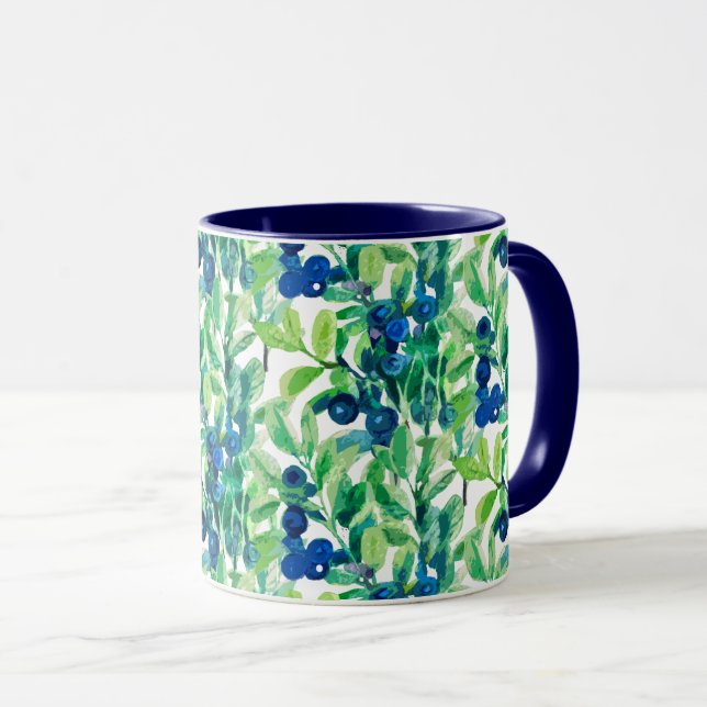 BLUEBERRIES MUG (Front Right)